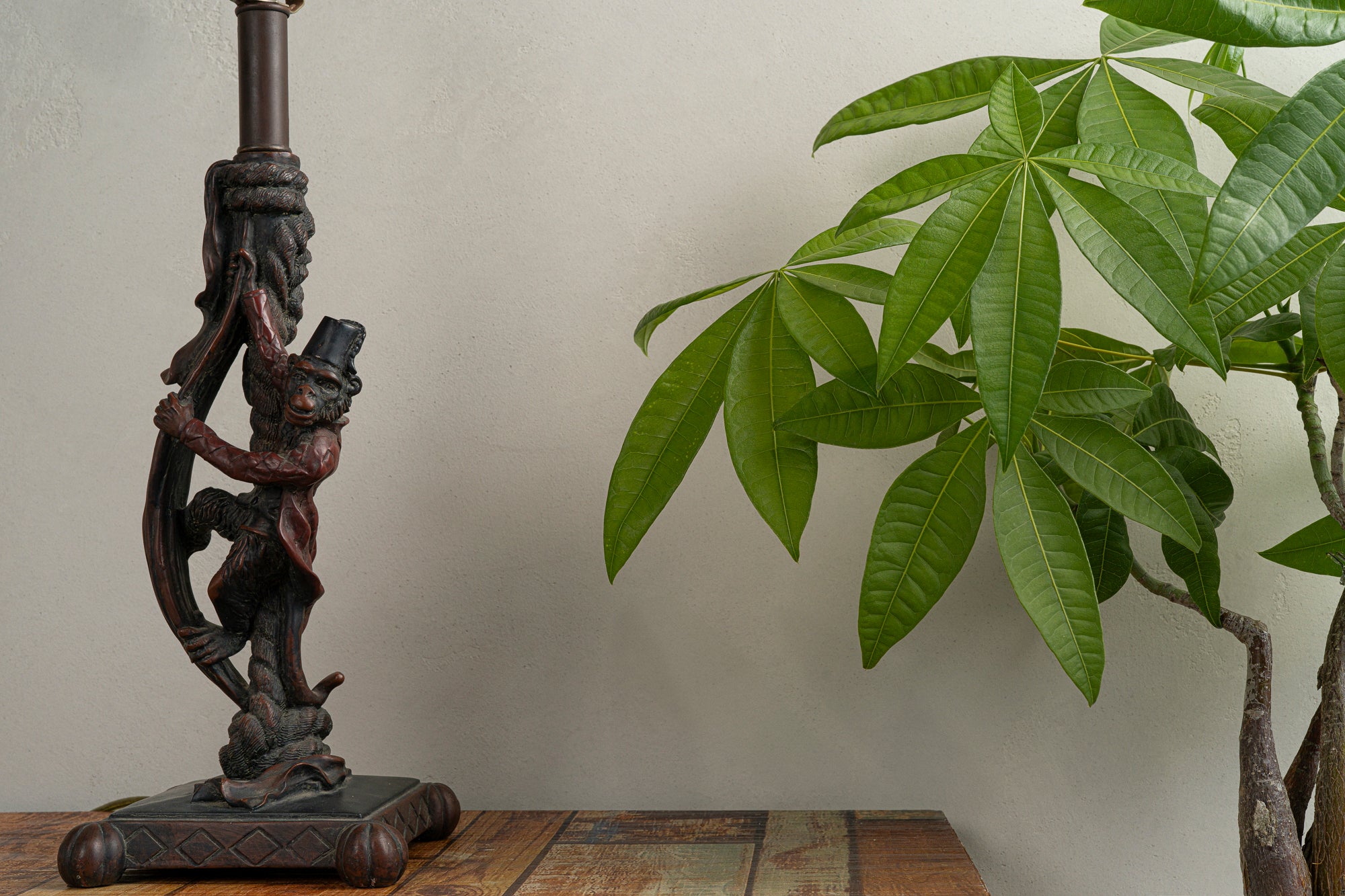 VIOLANTE Rialto lime plaster in off-white on interior wall with lifestyle styling